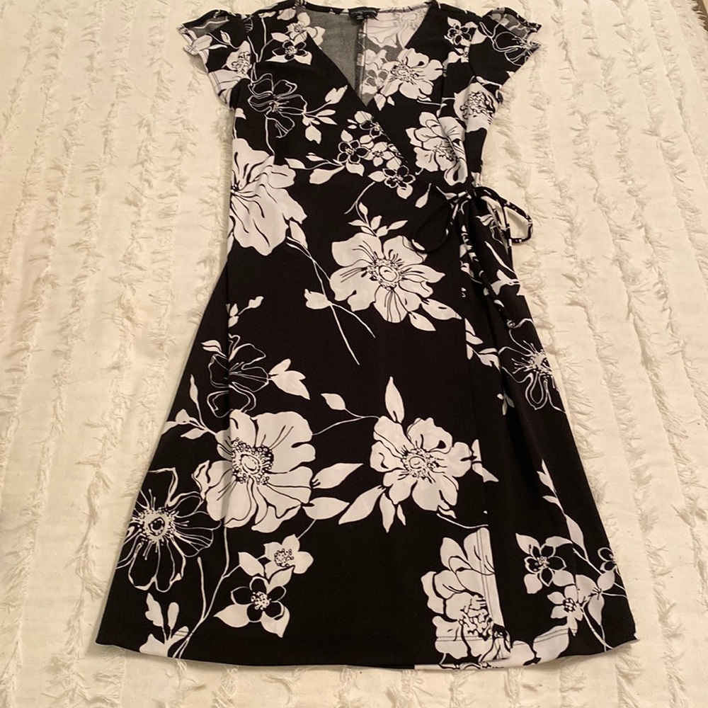 Wrap Around V-Neck Dress